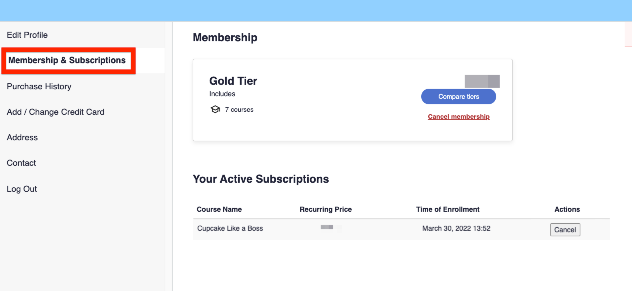 student profile - manage membership subscription.png
