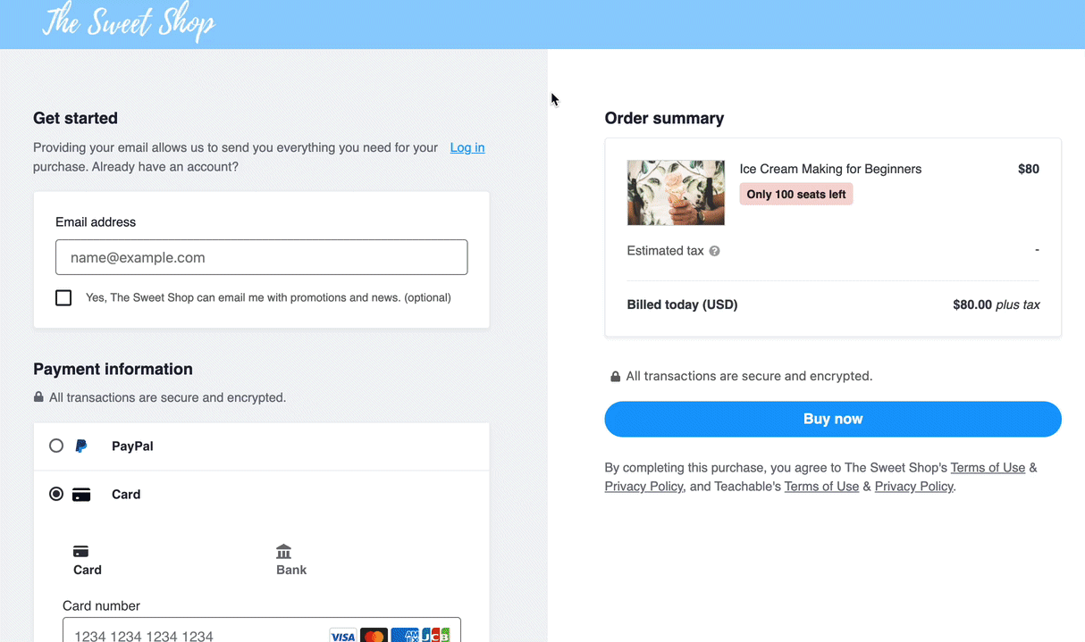 order bump checkout view.gif