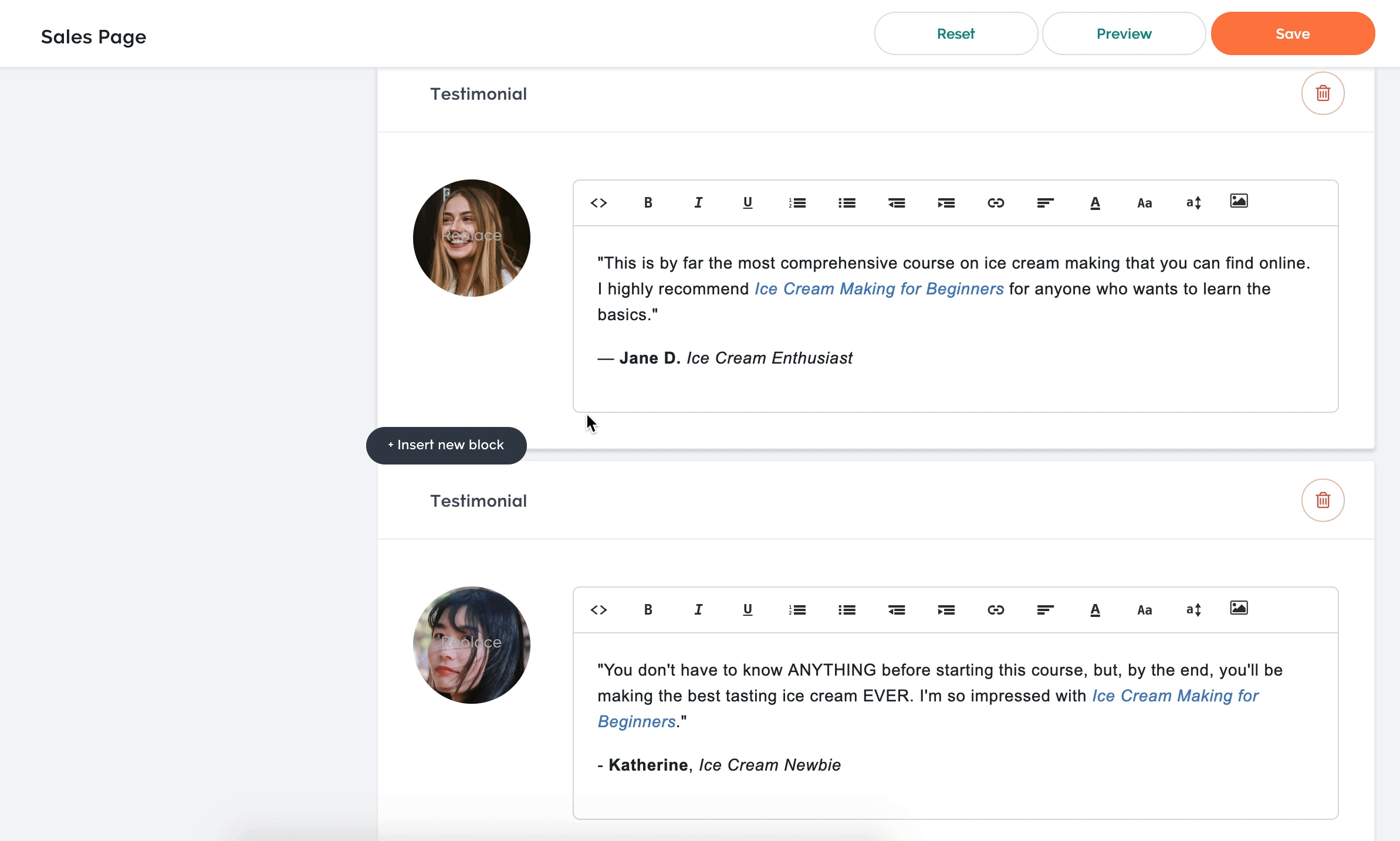 admin-course-sales-page-rearrange-blocks.gif